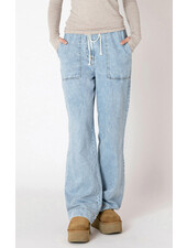 Scarlett Wide Leg Pant | Denim Blue