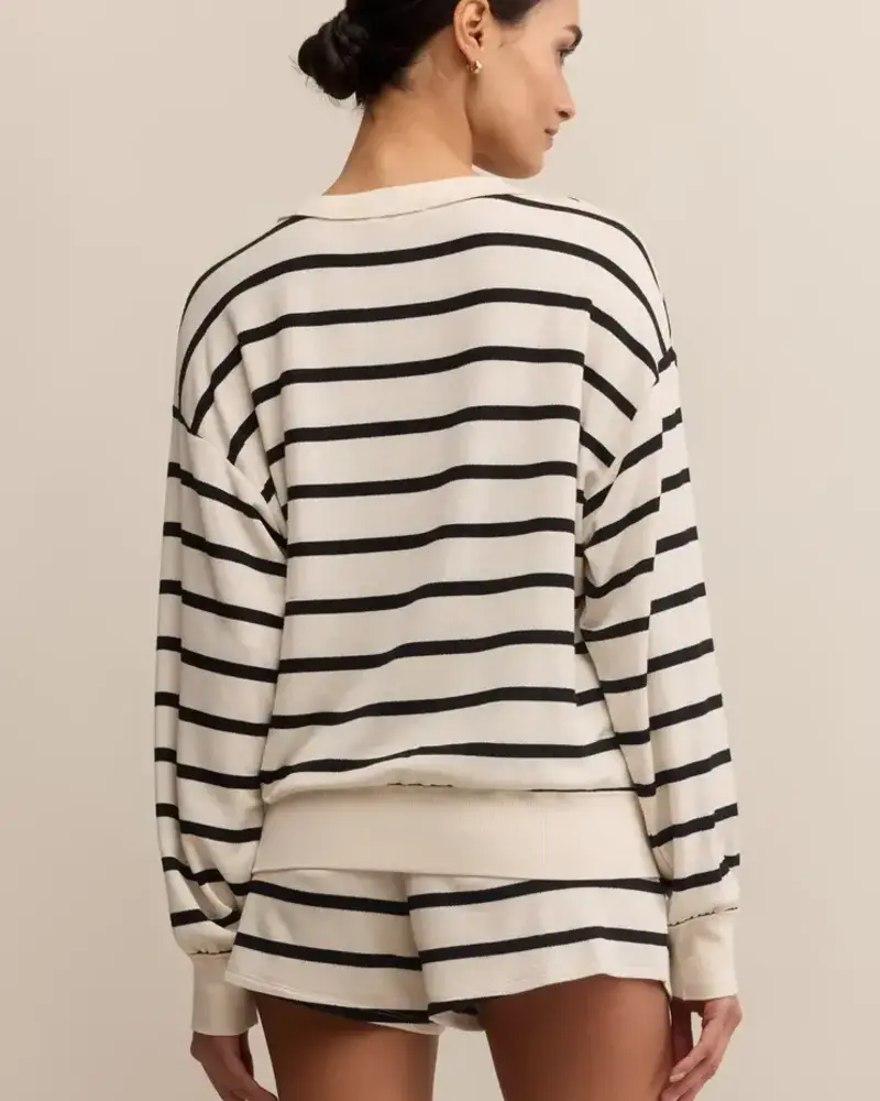 Z Supply Stand Out Striped Modal Sweater