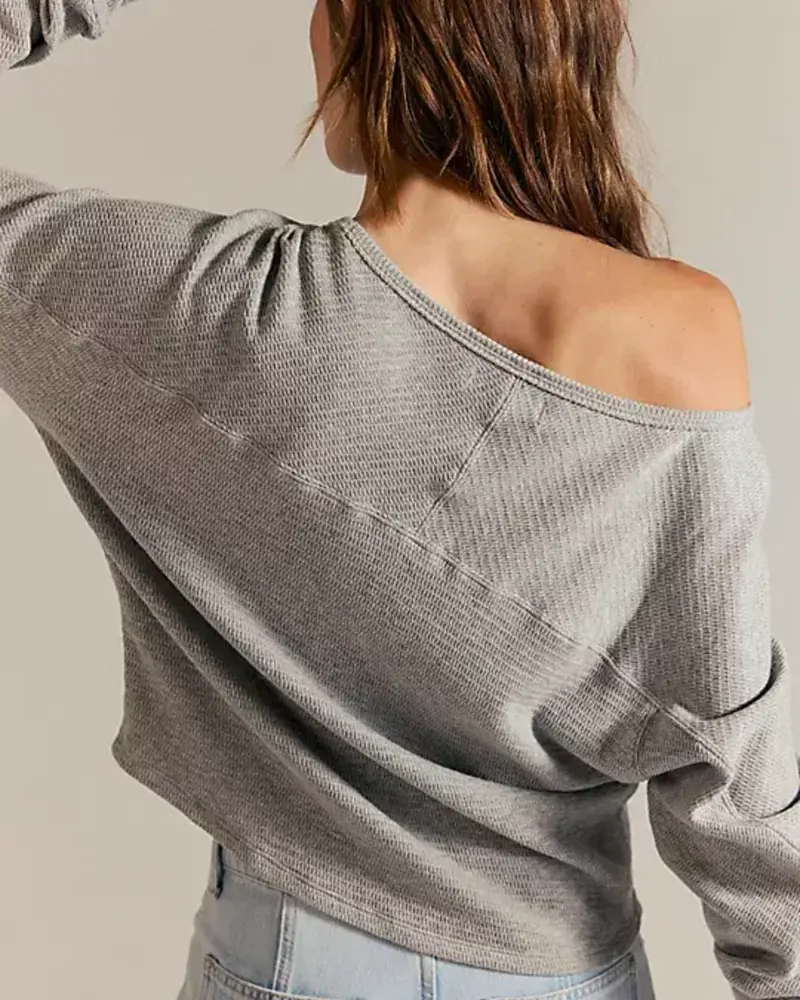 Free People Jess Long Sleeve | Heather Grey