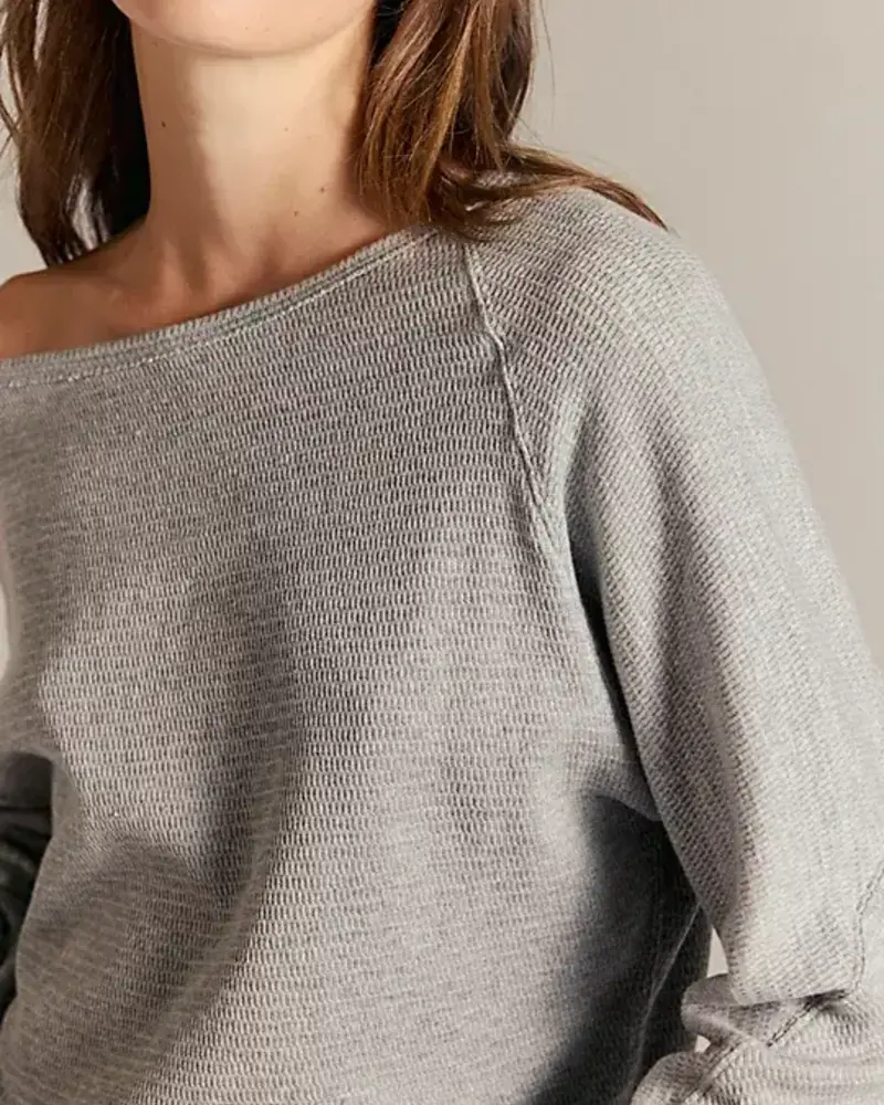 Free People Jess Long Sleeve | Heather Grey