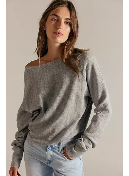 Free People Jess Long Sleeve | Heather Grey