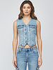 Zelda Fitted Denim Vest | Light
