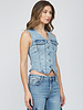 Zelda Fitted Denim Vest | Light