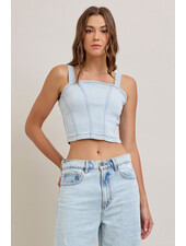 Faye Denim Top