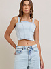 Faye Denim Top