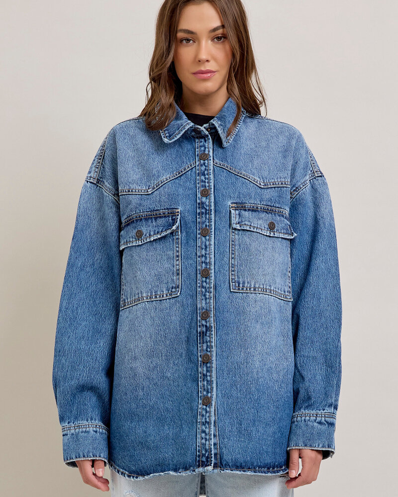 Elsie Classic Oversized Western Shirt