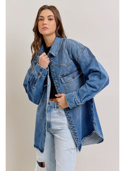 Elsie Classic Oversized Western Shirt