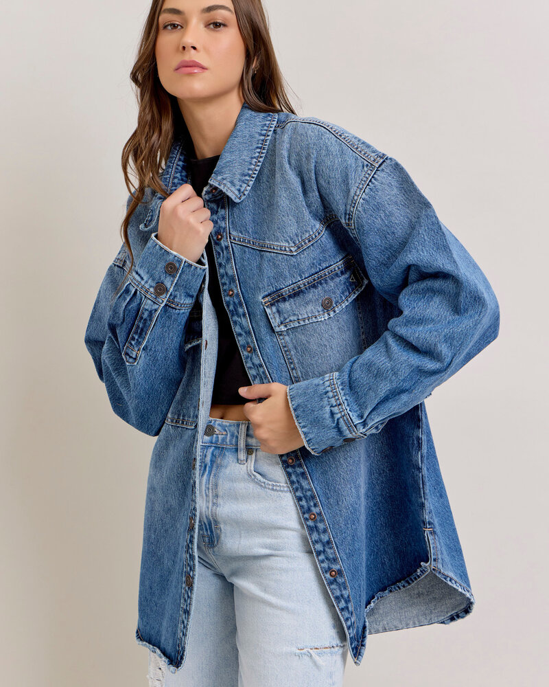 Elsie Classic Oversized Western Shirt