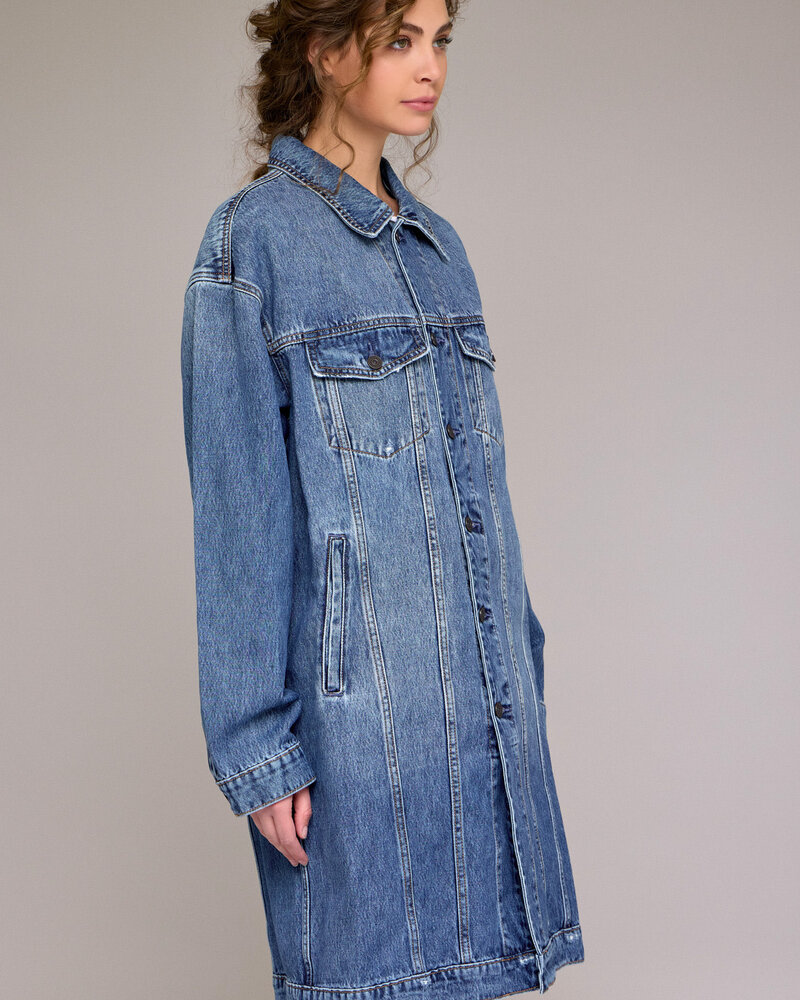 Keria Full Length Trucker Jacket