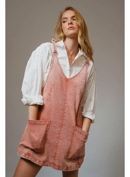 Canyon Clay Denim Overall Dress