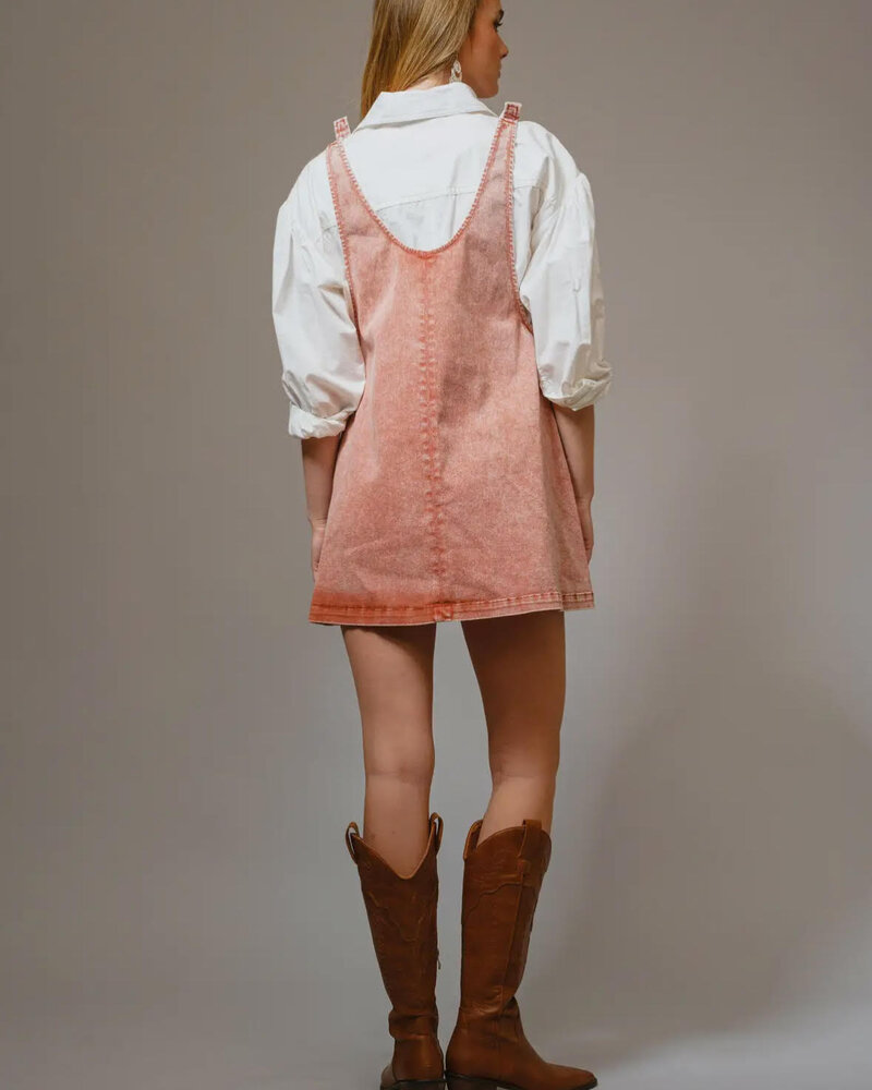 Canyon Clay Denim Overall Dress