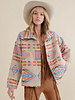 Jonnie Aztec Button Up Jacket