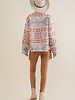 Jonnie Aztec Button Up Jacket