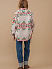 Audrey Aztec Button Up Jacket | Green