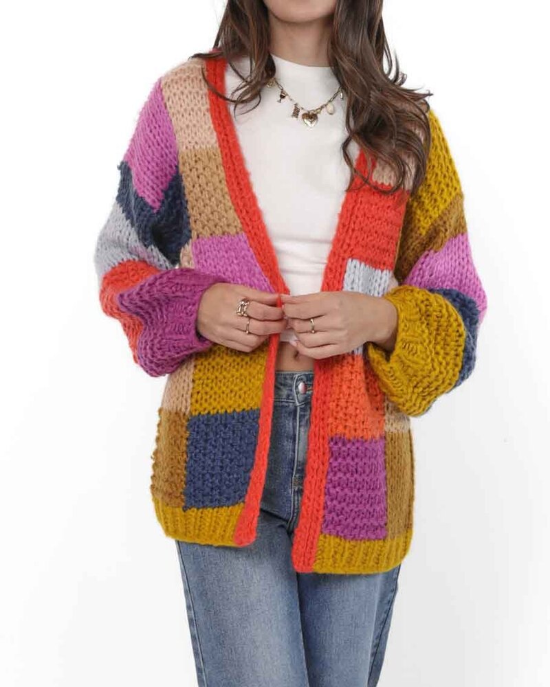 Electric Feels Handknit Cardigan