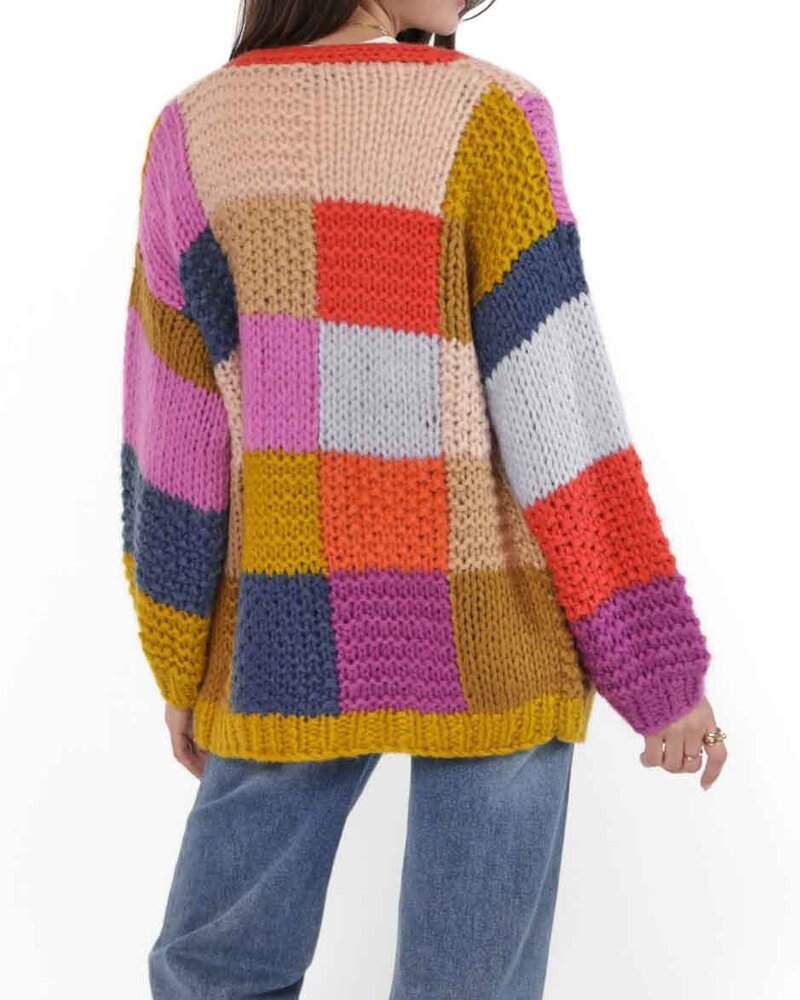 Electric Feels Handknit Cardigan