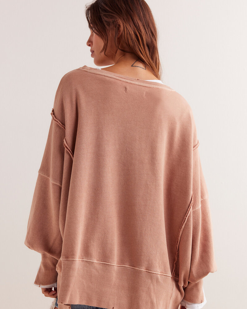 Free People Graphic Camden Pullover | Mirrored Horses