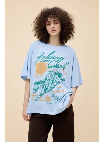 Johnny Cash American Rebel OS Tee