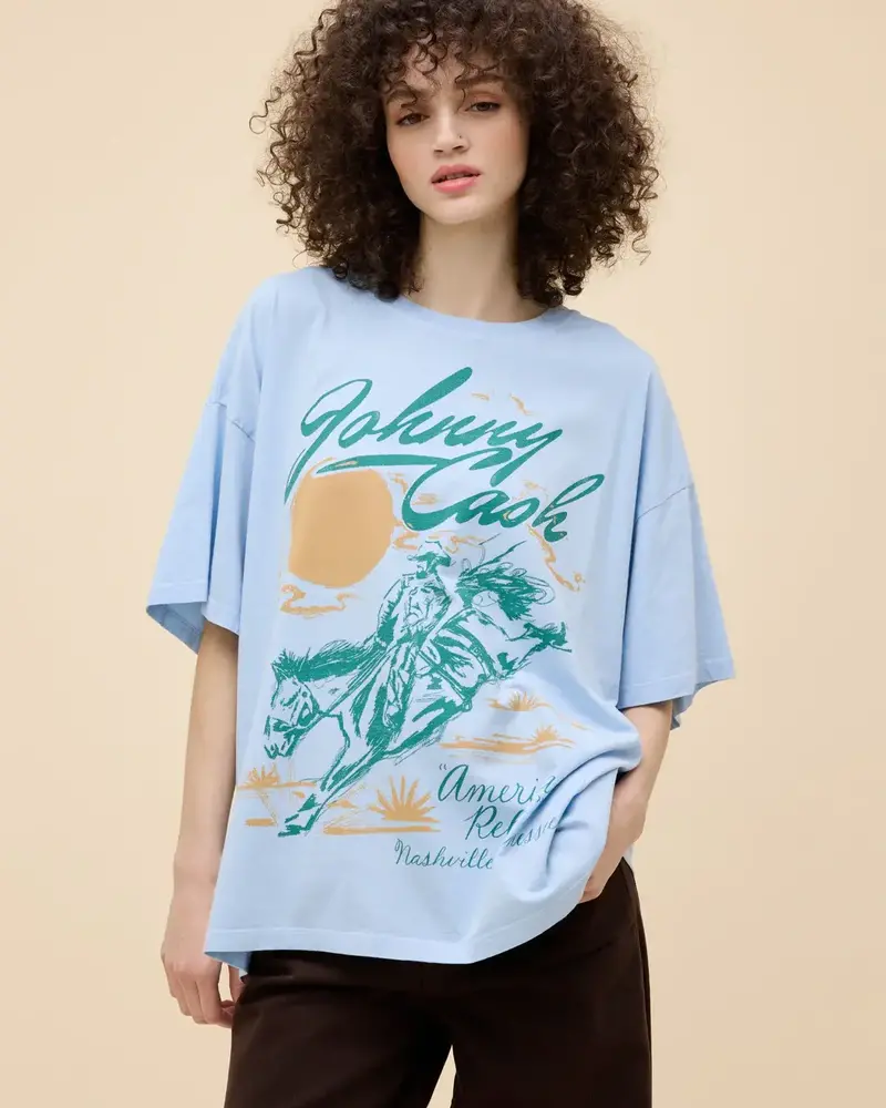 Johnny Cash American Rebel OS Tee