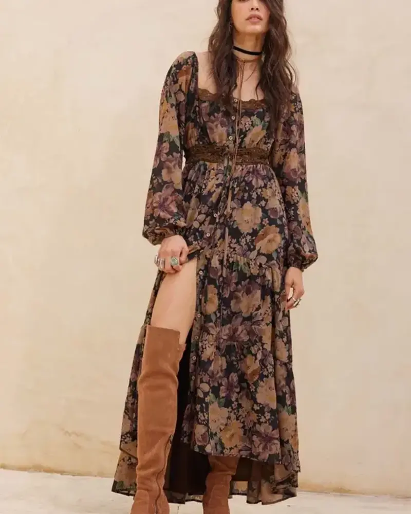 Elowen Tiered Ruffle Maxi Dress