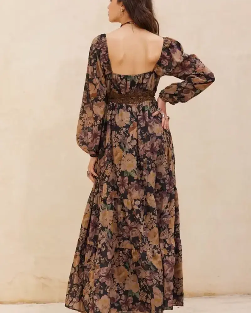 Elowen Tiered Ruffle Maxi Dress