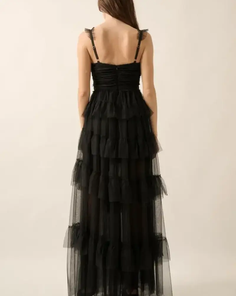 Zephyra Tiered Ruffle Maxi Dress