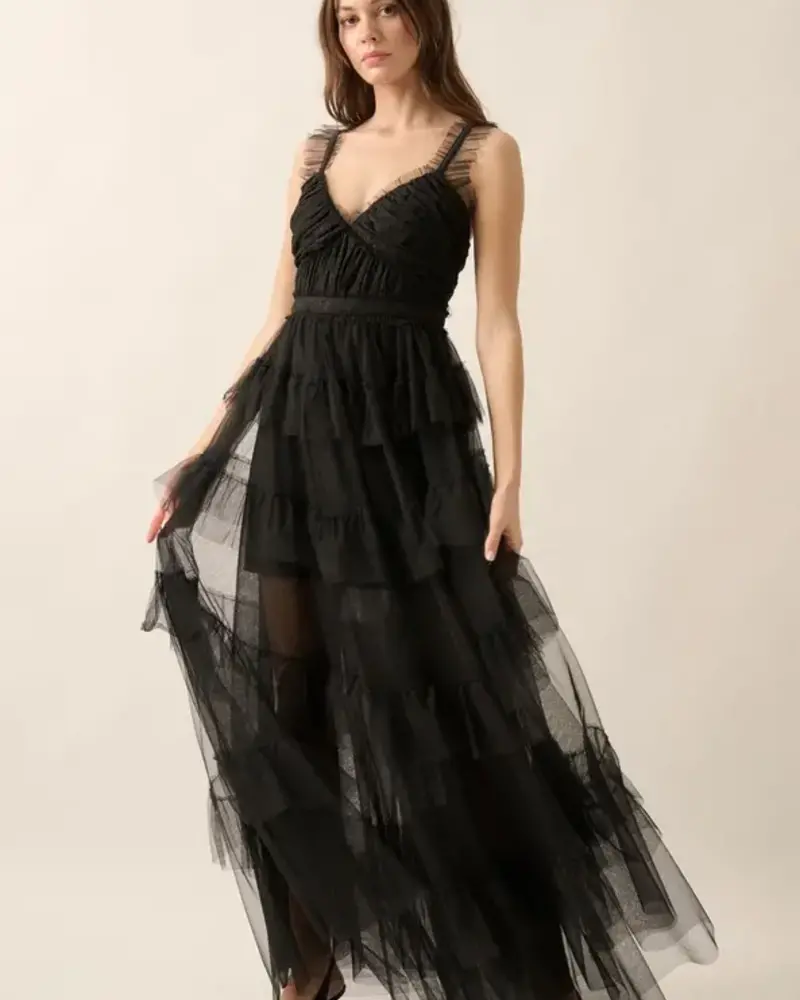 Zephyra Tiered Ruffle Maxi Dress