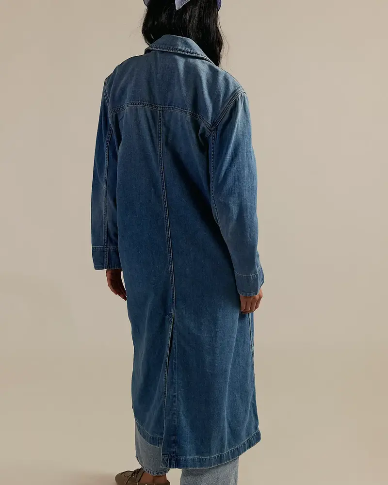 Free People Monique Indigo Duster | Sunlight Blue