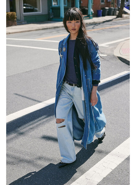 Free People Monique Indigo Duster | Sunlight Blue