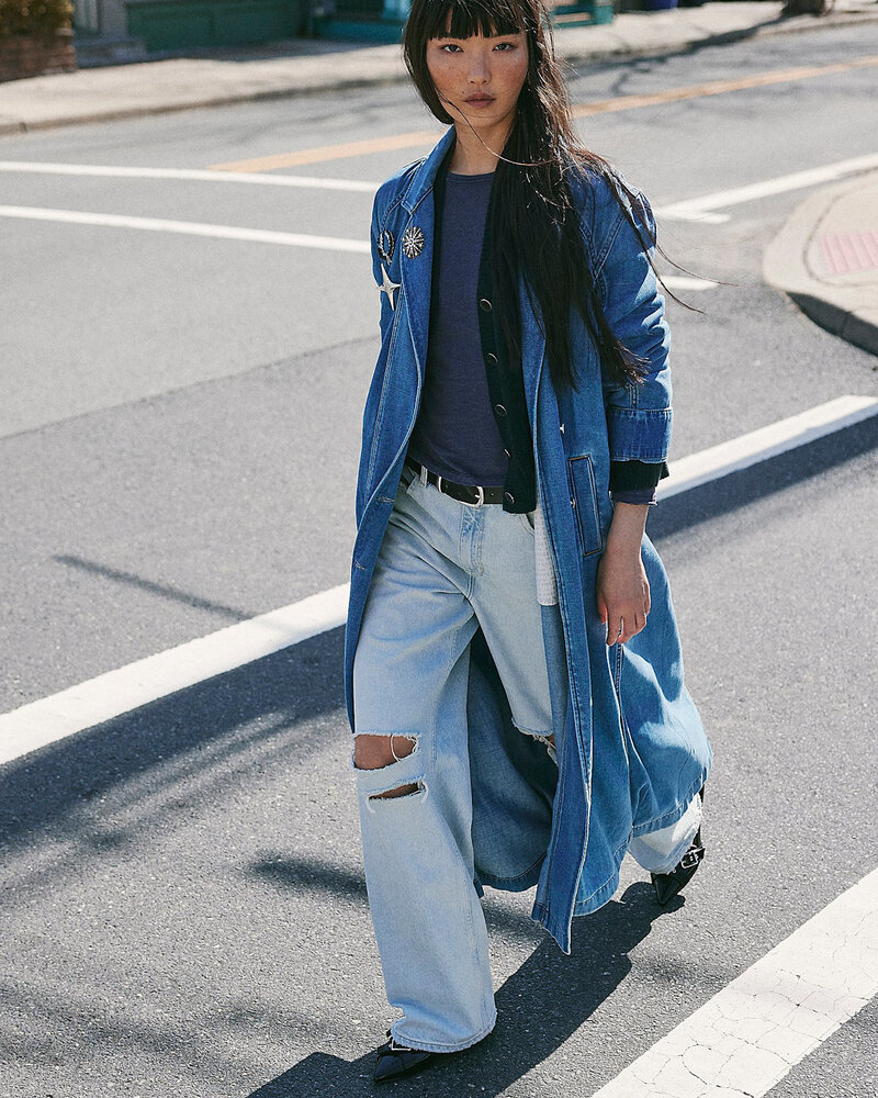 Free People Monique Indigo Duster | Sunlight Blue