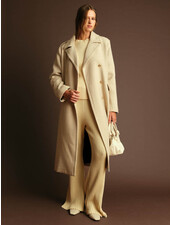 Aaron Coat | Ecru
