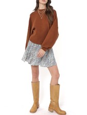 On A Stroll Top | Brown