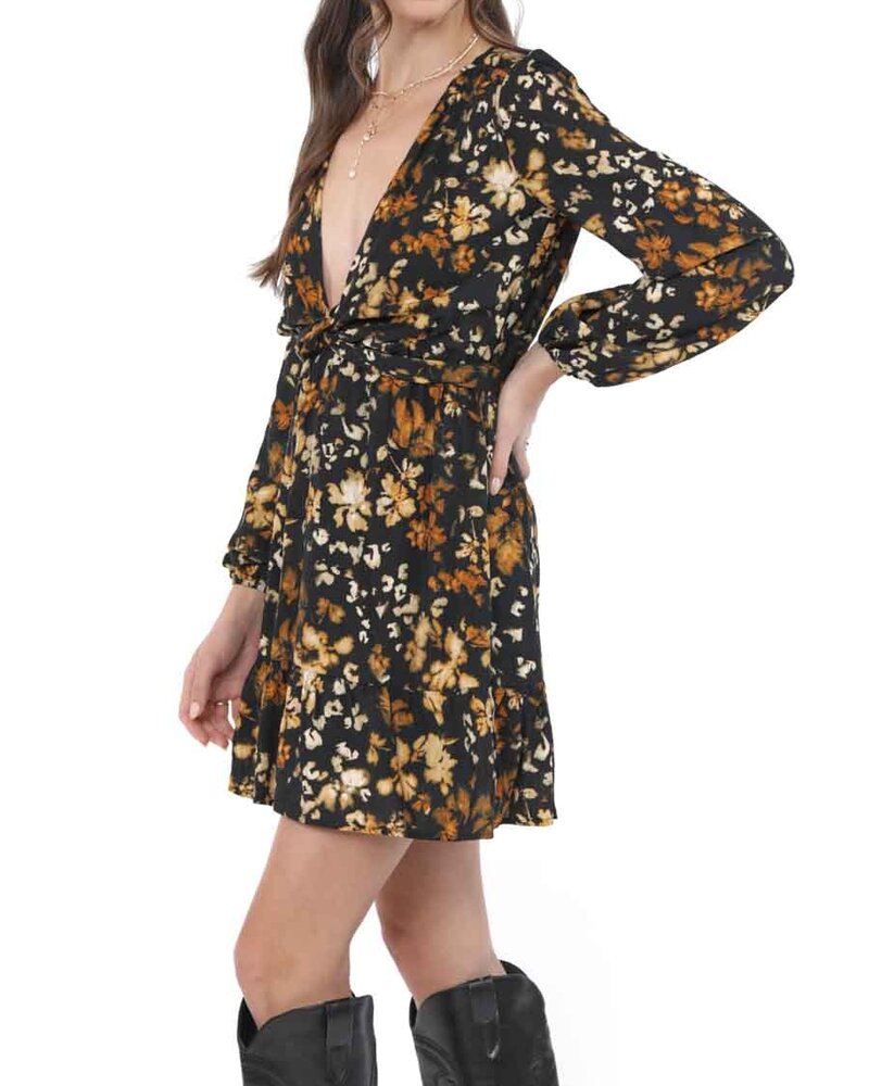 With Ease Front Mini Dress