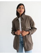 'Shania' Denim Jacket | Espresso