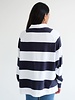 Stripe Rugby Polo | Navy
