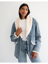 Sherpa Denim Jacket | VIntage Blue