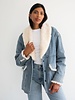 Sherpa Denim Jacket | VIntage Blue