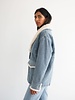 Sherpa Denim Jacket | VIntage Blue
