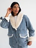 Sherpa Denim Jacket | VIntage Blue