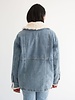 Sherpa Denim Jacket | VIntage Blue