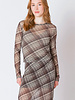 Ruth Mesh Top | Plaid