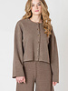 Marlowe Ribbed Cardigan | Mocha