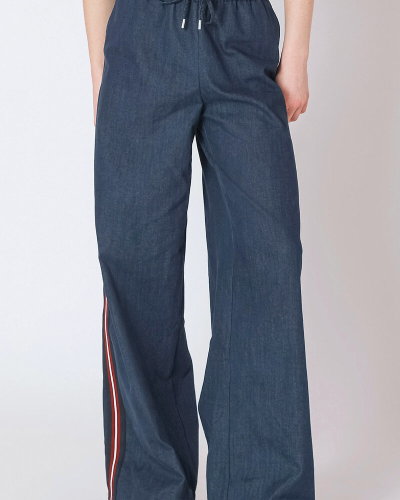 Evangeline Side Stripe Wide Leg