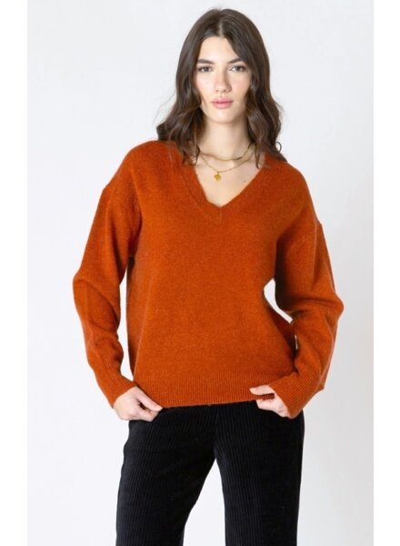Avery Sweater | Burnt Orange