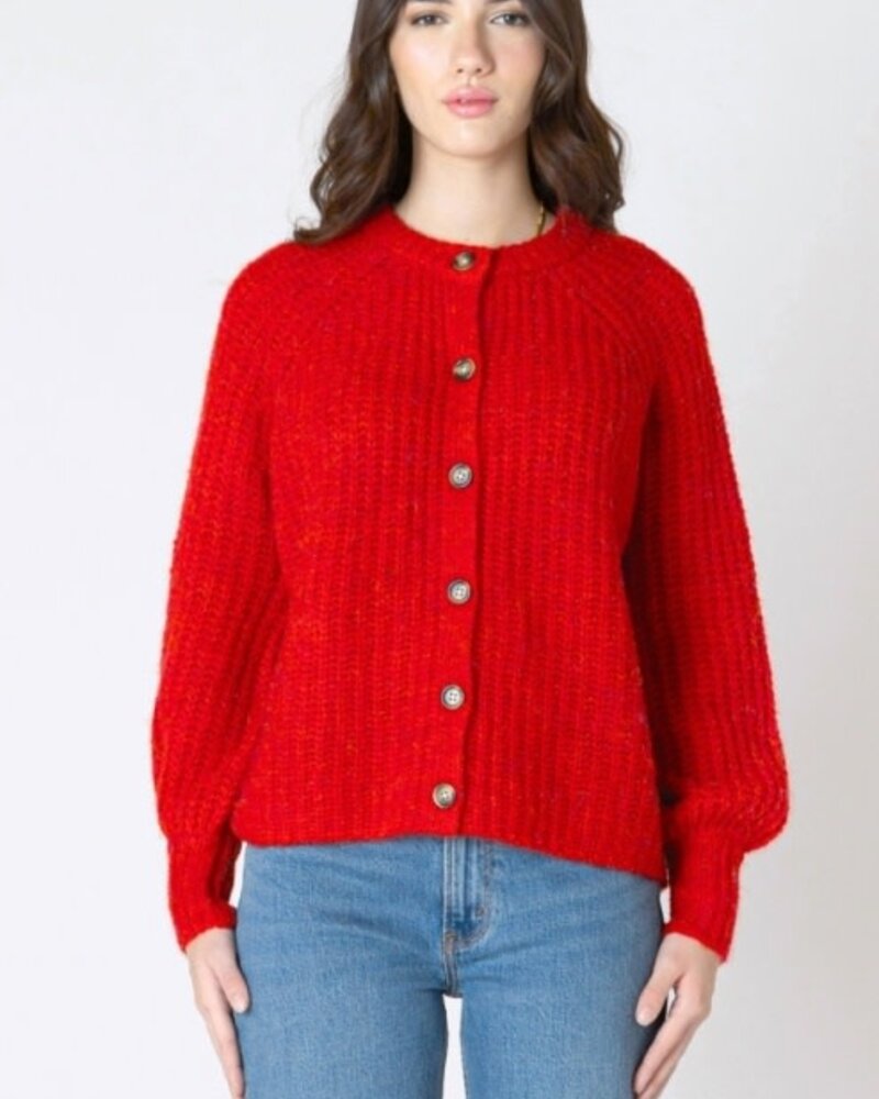 Ren Textured Cardigan | Melange