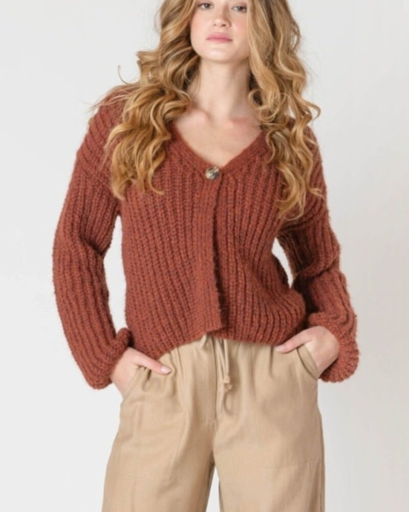 Soleil Cinnamon Cardigan