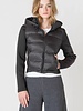 Mixed Fabric Puffer Jacket