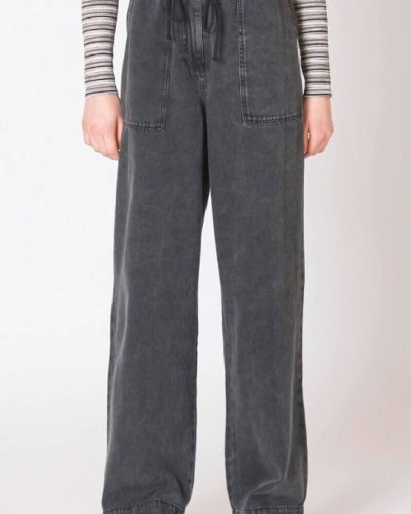 Scarlett Wide Leg Pant | Washed Black