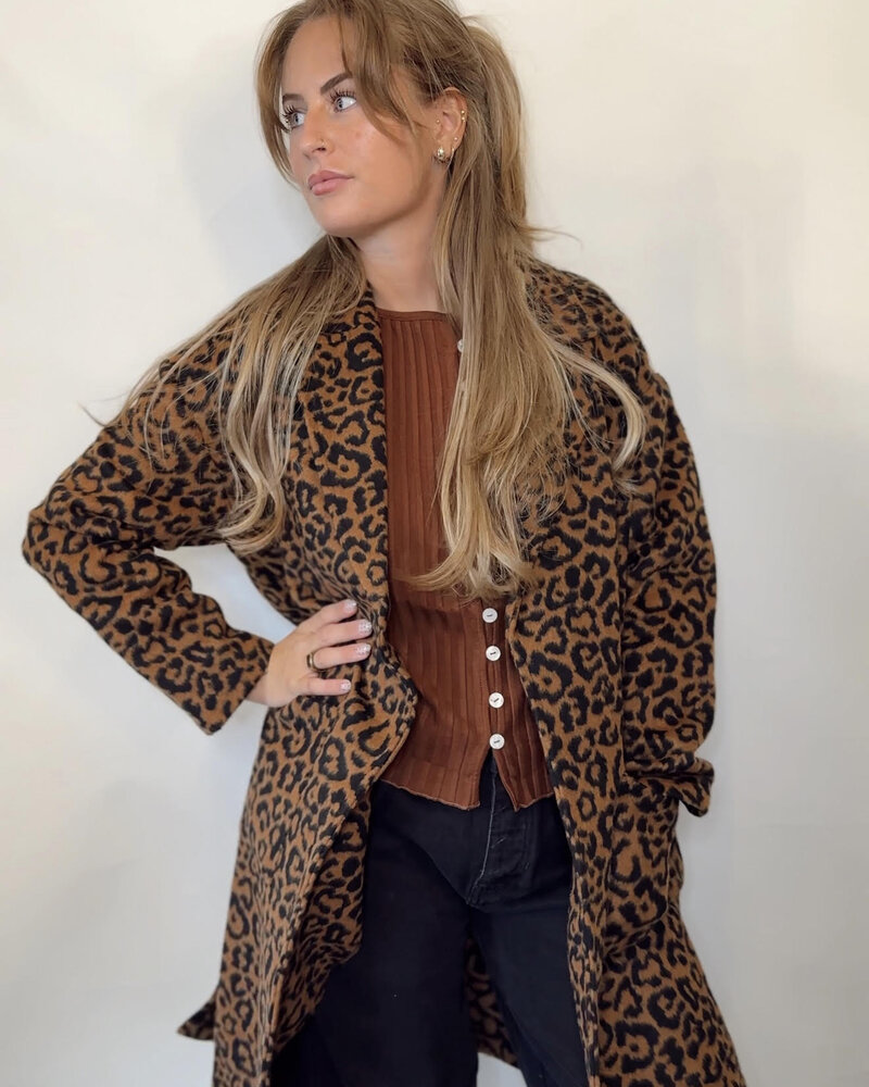 Animal Instinct Leopard Coat