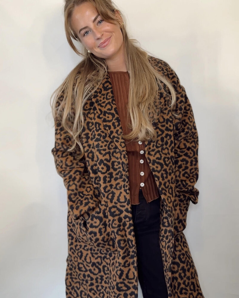 Animal Instinct Leopard Coat